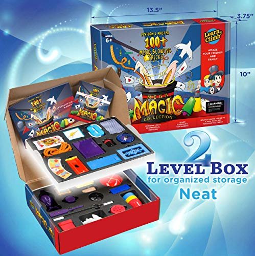 Playkidz Magic Show for Kids - Deluxe Set with Over 100 Tricks