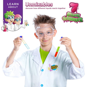 Science Kits for Kids Age 5 Plus. 8 Chemistry Experiments, Step-by-Step Manual. Gift for Girls & Boys 5,6,7,8