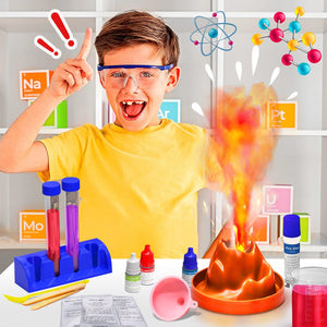 Learn & Climb Erupting Volcano Science Kit for Kids- 15 Experiments!