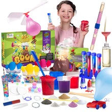 Science Kit with 60+ Mega Science Experiments for Kids, Instructional DVD and Manual. Complete 55 Piece Science Lab Kit, Volcano, Crystals, Slime Lab and More Educational, Fun Activities