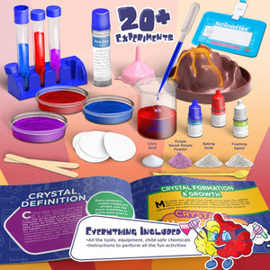 Learn & Climb 21 Science Experiments for Kids - Science Kit Gift Set - Ages 6-8