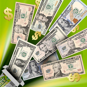 Learn & Climb Kids Play Money Plain Bills