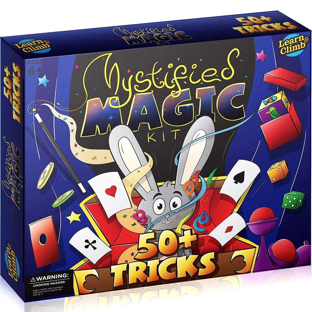 Learn & Climb Magic Kit for Kids - Perform Over 50 Magic Set Tricks