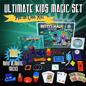 Betty's Magic kit for Kids - Master Over 100 Magic Tricks Set