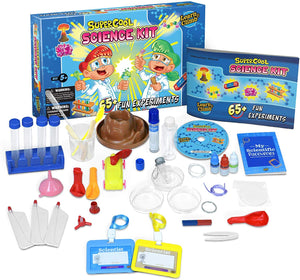 Learn & Climb 65 Science Experiments Kit for Kids – Gift for Kids Ages 4-8