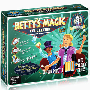 Betty's Magic kit for Kids - Master Over 100 Magic Tricks Set