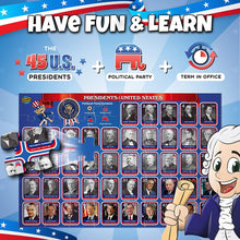Magnetic USA Map Puzzle & President Puzzle for Kids