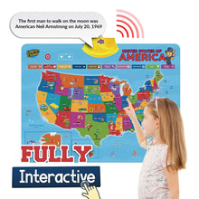 United States Interactive Talking Map for Kids Over 700 Facts