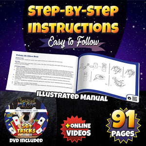 Learn & Climb Magic Kit for Kids - Perform Over 50 Magic Set Tricks
