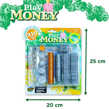 Kids Play Fake Money Set Bills & Coins