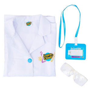 Lab Coat for Kids - Children's lab Coat with Goggles & Personalized ID Card. Great Toy for Science Projects & Experiments