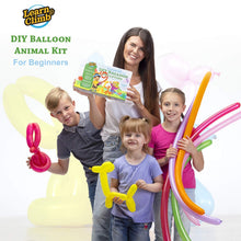 Balloon Animal Kit-Beginner Balloon Twisting kit Create 30 Exacting Sculptures - 100 Balloons, Pump, DVD, Instruction Book