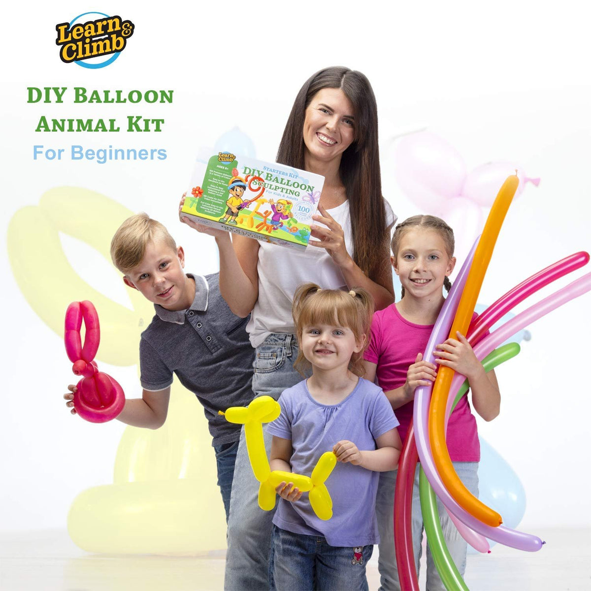 Balloon Animal Kit-Beginner Balloon Twisting kit Create 30 Exacting Sc ...