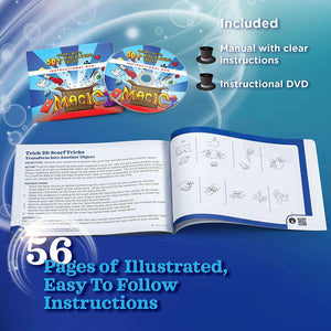 Learn & Climb Magic kit Set for Kids - 50+ Magic Tricks. Clear Instruction Manual & DVD