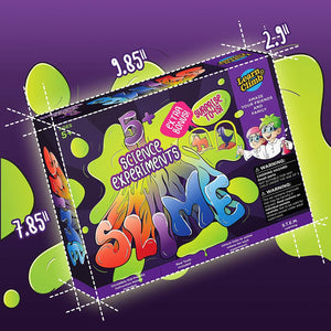 Make Your own Slime lab Kit. 5+ Science Experiments.  Great Gifts for Girls and Boys Ages 4-8 years